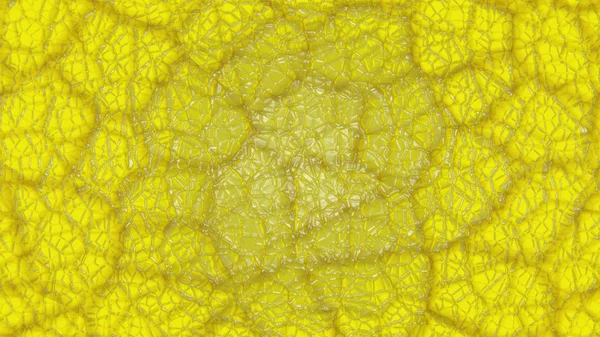 Abstraktní Pozadí Žluté Popraskané Umění Čar Texturu Bezva Sklo Pozadí — Stock fotografie