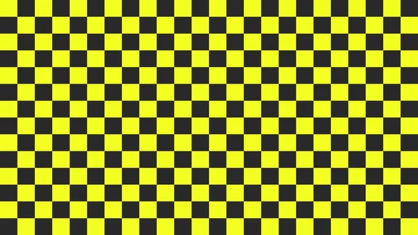 Abstrakta Schackbrädet Bakgrund Konst Yellow Geometriska Textur Färgglada Schackbrädet Bakgrund — Stockfoto