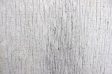 Güzel, eski, çizilmiş tahta bir doku. Klasik beyaz boya arkaplanı