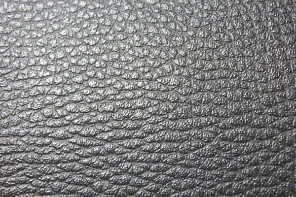 ダークグレーのレザー抽象的な背景 — ストック写真