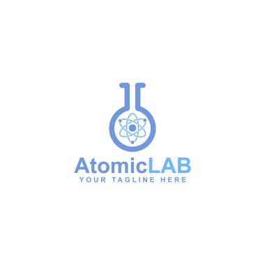 kabı ve logo tasarım atomik yörünge yörünge