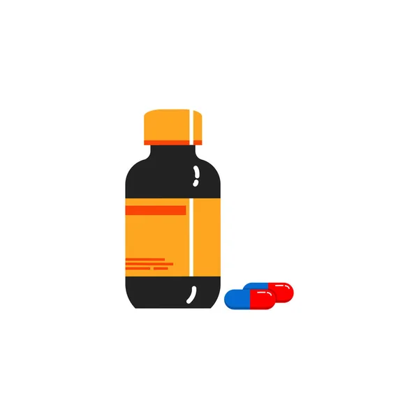 Medicine bottle icon — Stock Vector