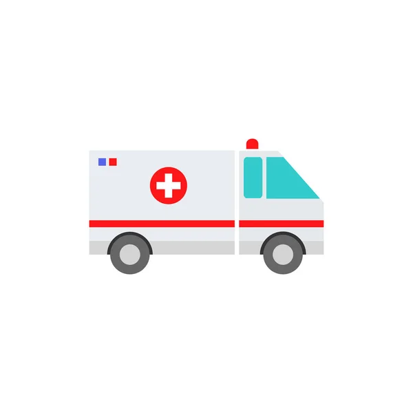 Ambulance vehicle icon — Stock Vector
