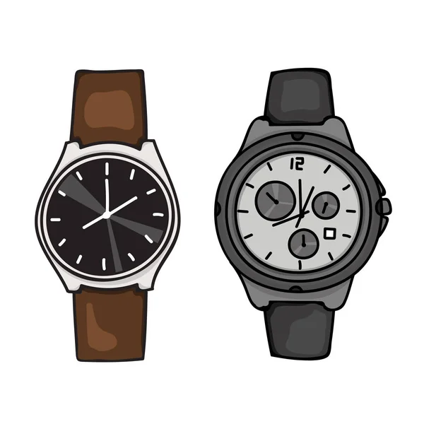 Montres de style plat — Image vectorielle