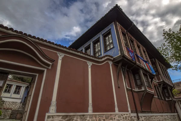 Architettura Del Centro Storico Plovdiv Che Nel 2019 Diventata Capitale — Foto Stock