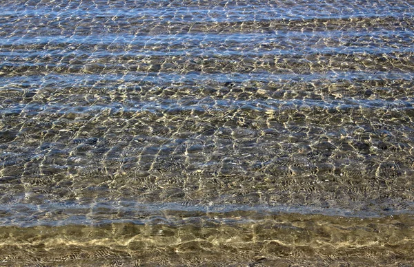 Natureza Como Textura Águas Cristalinas Mar Costa Humor Para Relaxamento — Fotografia de Stock