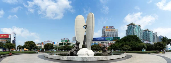 Beihai China April 2018 Beibu Gulf Square Most Prosperous Business — Stock Photo, Image