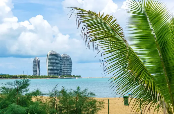 Sanya China Juni 2017 Prachtige Sanya Baai Phoenix Eiland Een — Stockfoto