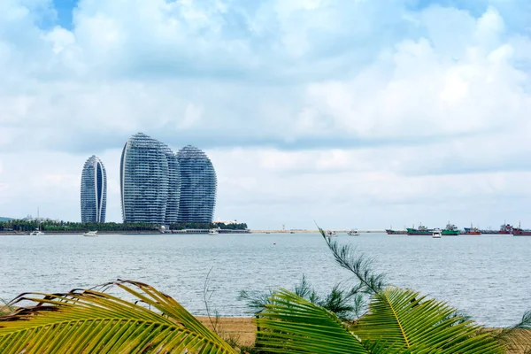 Sanya China Juni 2017 Prachtige Sanya Baai Phoenix Eiland Een — Stockfoto