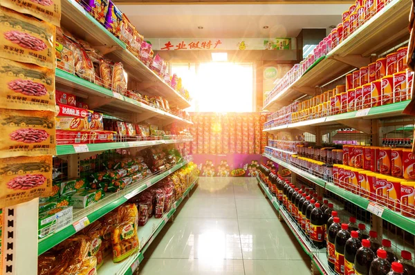 Nisan 2012 Nanchang Çin Tüketicilerin Satın Alınan Bir Süpermarket Nanchang — Stok fotoğraf