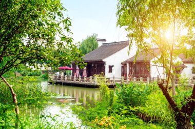 Wuxi, Çin ünlü su şehirde
