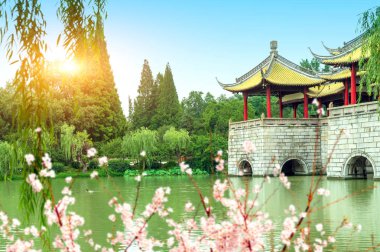 Wuting Köprüsü, Çin 'in Yangzhou kentindeki Slender Batı Gölü' nde bulunan ve aynı zamanda Lotus Köprüsü olarak da bilinen eski bir binadır..