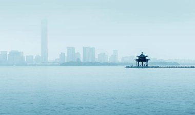 Suzhou, Çin için Jinji gölün Doğu kapısı.