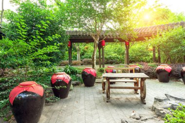 Kavanoz içinde Jiangnan şehir bahçeleri