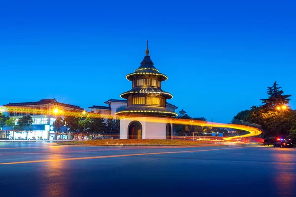 Ancient Buildings Yangzhou China Wenchang Pavilion Yangzhou Famous Tourist Attraction — Stock Photo, Image