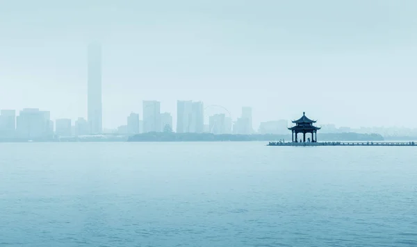Poort Van Oriënt Door Het Jinji Meer Suzhou China — Stockfoto