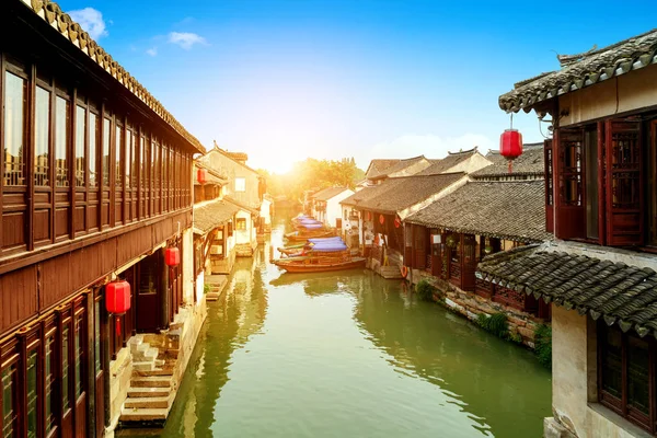 Zhouzhuang China Una Famosa Ciudad Acuática Área Suzhou Hay Muchas —  Fotos de Stock