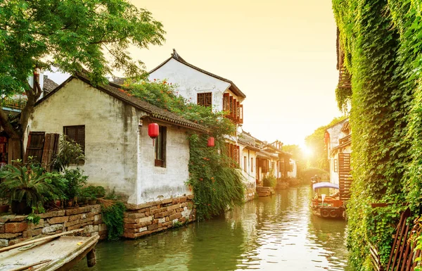 Zhouzhuang China Una Famosa Ciudad Acuática Área Suzhou Hay Muchas —  Fotos de Stock