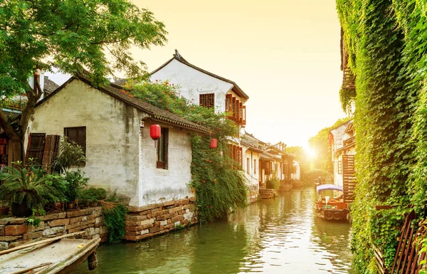 Zhouzhuang China Een Beroemde Water Plaats Town Omgeving Van Suzhou — Stockfoto