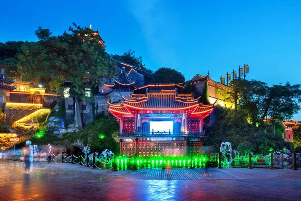 Xijindus Stage Liegt Fuße Des Yuntai Gebirges Westen Der Stadt — Stockfoto