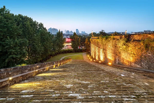Ancient City Wall Zhonghua Gate Nanjing China — Stock Photo, Image