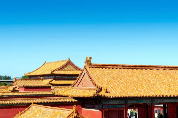Vista Dalla Città Proibita Pechino — Foto Stock