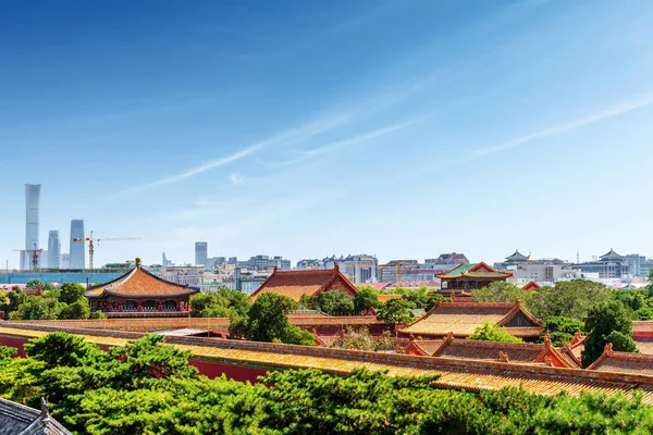 Vistas Desde Ciudad Prohibida Beijing — Foto de Stock