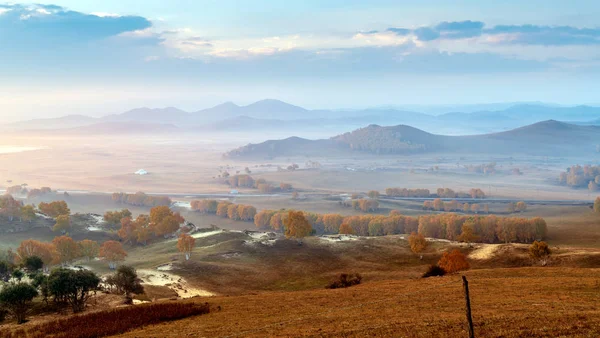 Bella Vista Sulle Montagne Mattino Mongolia Interna Cina — Foto Stock