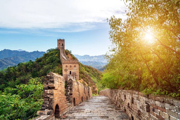 Greatwall Mijlpaal Van China Beijing — Stockfoto