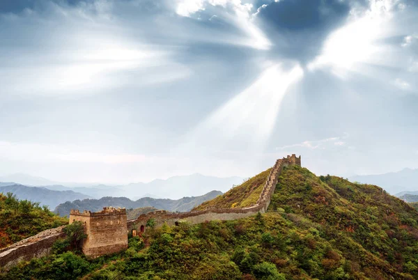 Mérföldkőnek Számító Kína Peking Greatwall — Stock Fotó