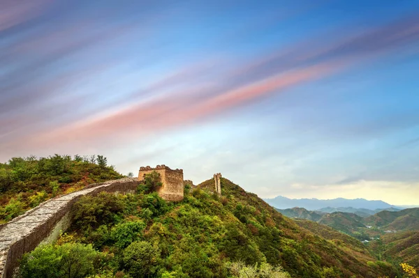 Greatwall Mijlpaal Van China Beijing — Stockfoto