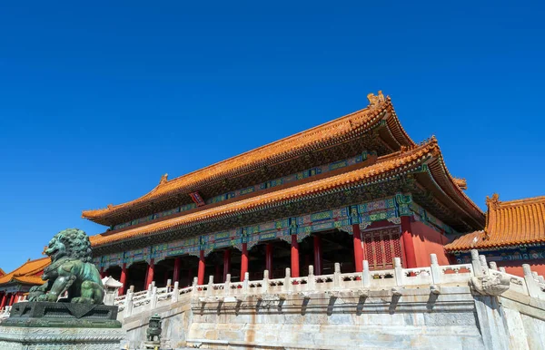 Uitzicht Vanaf Verboden Stad Peking — Stockfoto