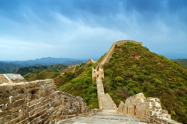 Mérföldkőnek Számító Kína Peking Greatwall — Stock Fotó