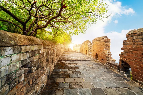 Велична Стіна Пам Ятка Китаю Беджін — стокове фото