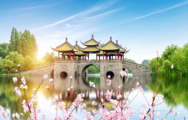 Wuting Köprüsü, Çin 'in Yangzhou kentindeki Slender Batı Gölü' nde bulunan ve aynı zamanda Lotus Köprüsü olarak da bilinen eski bir binadır..