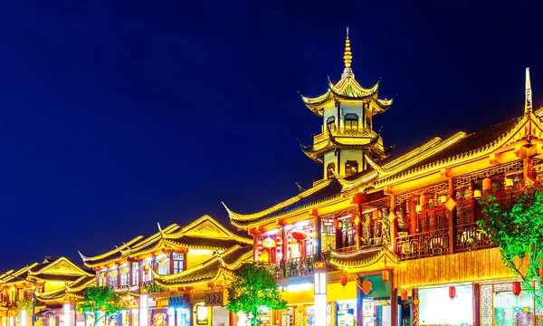 Zhouzhuang Edifícios Torres Estilo Étnico Chinês — Fotografia de Stock