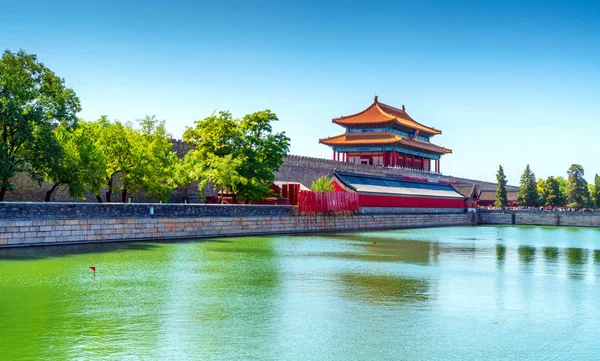 Beijing China Outer Moat Corner Forbidden City — Stock Photo, Image