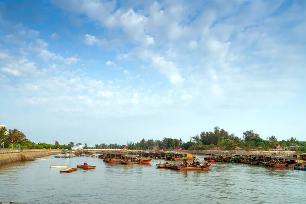 Bateaux Pêche Amarrés Dans Port — Photo