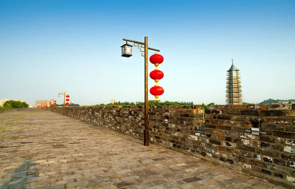 Стародавня Міська Стіна Ворота Чжунхуа Нанкін Китай — стокове фото