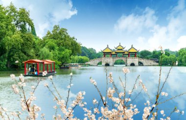Wuting Köprüsü, Çin 'in Yangzhou kentindeki Slender Batı Gölü' nde bulunan ve aynı zamanda Lotus Köprüsü olarak da bilinen eski bir binadır..