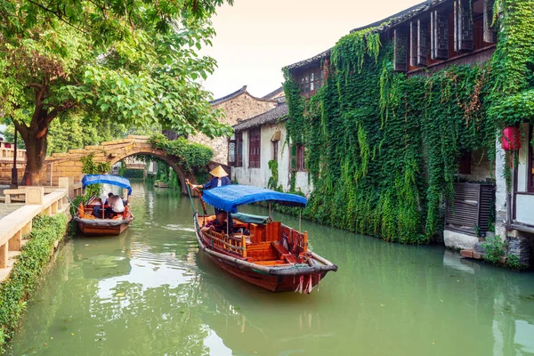 Zhouzhuang China Una Famosa Ciudad Acuática Área Suzhou Hay Muchas —  Fotos de Stock