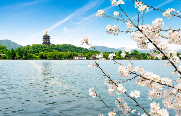 West Lake in Hangzhou, China — Stockfoto