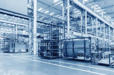 Otomobil fabrikası deposu