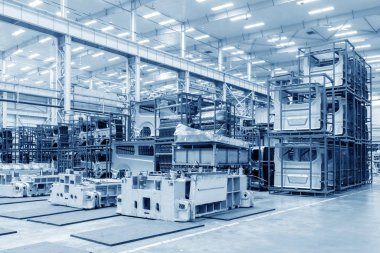 Otomobil fabrikası deposu