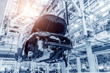 otomobil üretim hattı