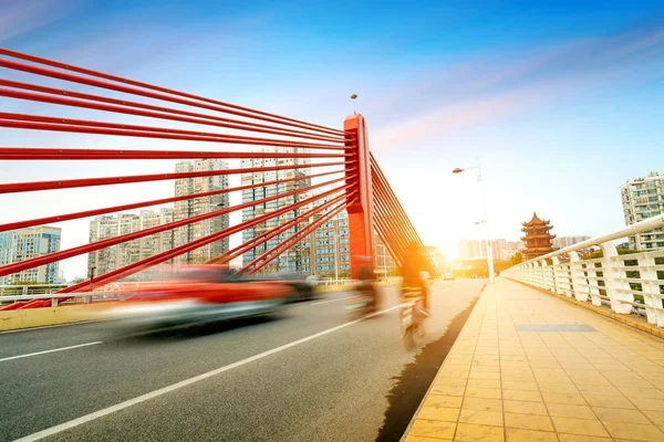 Puente Río Paisaje urbano Imágenes de stock libres de derechos