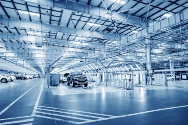 otomobil üretim hattı