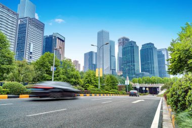 Çin Chongqing gökdelenler