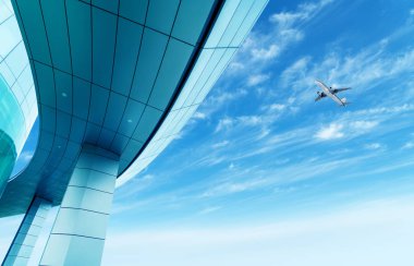 Terminal ve yolcu uçakları