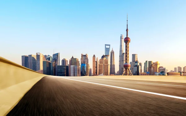 Shanghai şehir manzarası — Stok fotoğraf